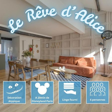 Le Reve D'Alice Apartment Meaux Bagian luar foto