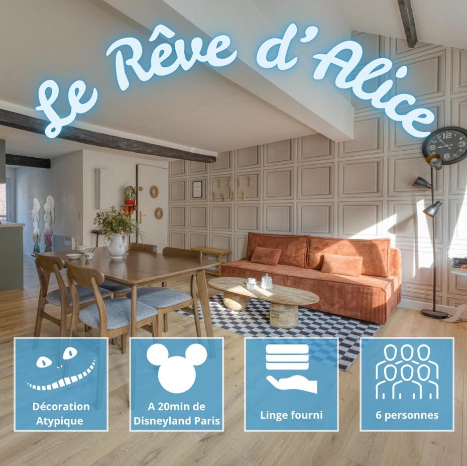 Le Reve D'Alice Apartment Meaux Bagian luar foto